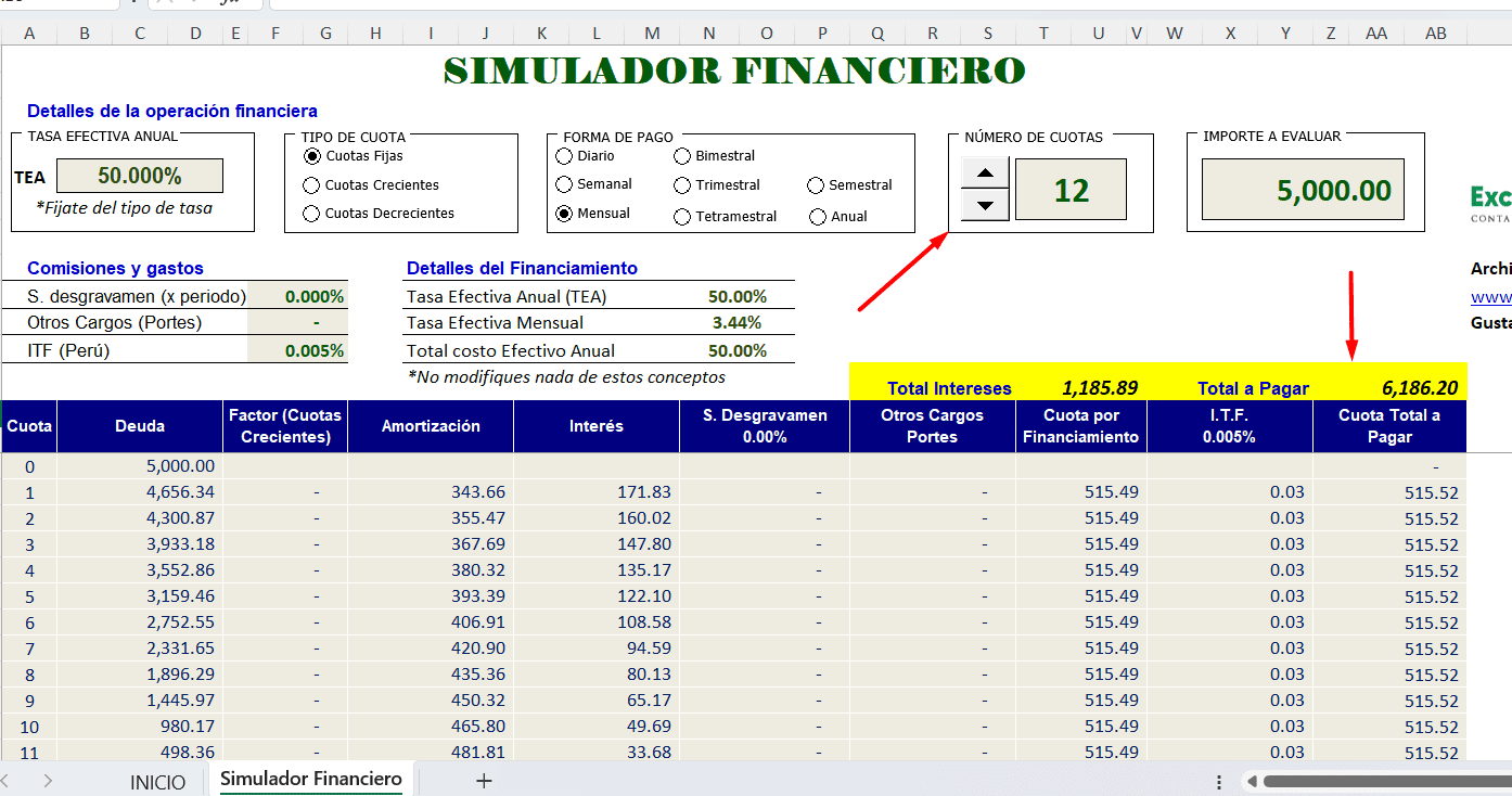 Plantilla De Formato Excel Recibo De Prstamo Y Hoja De Clculo De